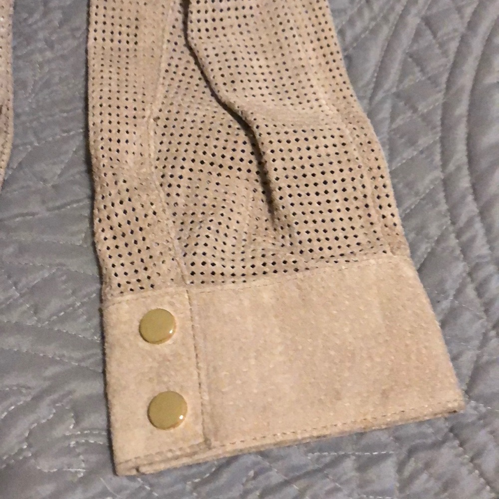 Long Gray Leather Jacket - image 4